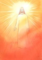 Cristo es radiante y alegre en Su Vida Resucitada.