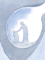 Cristo mi Señor esperó pacientemente hasta que el dolor disminuyó, 2000