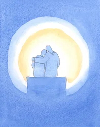 Cristo se sienta a nuestro lado en la 