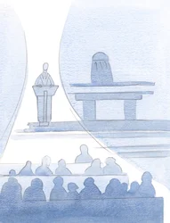 Cristo habló a través de su sacerdote, diciendo: "Tú también puedes hablar con autoridad"; lo que significa que tú, los fieles bautizados, puedes compartir la Fe