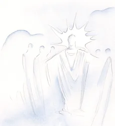 Cristo, que es la puerta, nos guía en compañía celestial