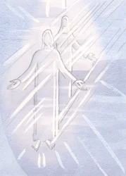 La Santa Madre de Cristo fue testigo de sus sufrimientos; y todo su querido cuerpo, ahora herido, había venido de su carne