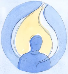 La presencia de Cristo dentro del alma, en la Sagrada Comunión, es como un fuego que quema pequeñas fallas y que se eleva al cielo