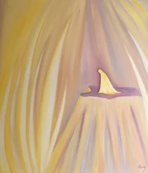 Incluso la Virgen María, cuya santidad es honrada por los Ángeles, se inclina ante el Padre en adoración reverente