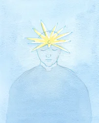 Había sido transformado por su Santa Comunión y por la oración de un amigo. En su frente brillaba una nueva gema, que irradiaba una luz extraordinaria: signo de una virtud particular
