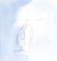 Vi el alma de esta mujer que había muerto de pie junto a Cristo, alegre y en paz, después de que la purificación del Purgatorio había terminado