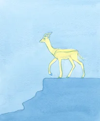 En Su gracia y belleza, Dios es como una criatura saltarina de las llanuras, como una gacela: exquisita de contemplar, graciosa en cada acto y movimiento, rápida para responder al menor grito o perturbación, sin embargo