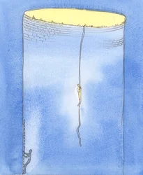 En la intercesión, es como si Dios permitiera que una persona descendiera con una cuerda para rescatar a otra persona que está atrapada en un pozo profundo
