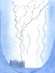 Así como el pueblo de Dios en tiempos de Moisés fue guiado por una columna de fuego, un verdadero contemplativo hoy puede ser guiado interiormente como por un fuego fuerte y dulce