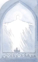 Un día, en la consagración, la Presencia de Cristo llenó el santuario, en gloria