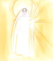 Nuestra Señora apareció ante mí, en su deslumbrante belleza celestial