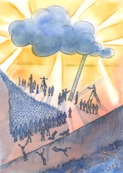 Las personas están avanzando hacia la muerte y quizás el infierno.