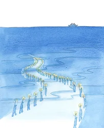 Las personas que mueren mientras rezan (como aquellos que murieron rezando el Rosario en el Titanic) están marchando por un camino que parece llevar a la oscuridad