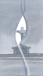 El Espíritu Santo atraviesa el velo en la Santa Misa y nos revela el misterio de los sufrimientos de Cristo.