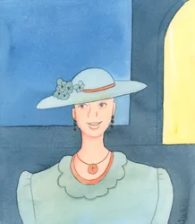 El Señor me habló de una boda, diciendo: "Gasta lo que quieras. Es una celebración!", 2005 (acuarela sobre papel)