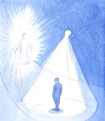 El Espíritu Santo es como una lámpara, brillando sobre nosotros, mientras avanzamos hacia Cristo en el Cielo