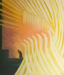 Los santos ángeles se inclinan con nosotros en oración reverente cada vez que damos gloria a Dios, 2001