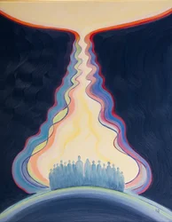 La oración de la Iglesia, ofrecida a través de Jesús, y con María, es como un cordón umbilical que nos une al cielo.