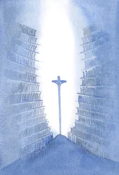 A través de la Misa, cada generación del pueblo de Dios está presente en el único Sacrificio a Cristo tal como se representa en el altar., 2001