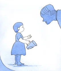 Debemos estar ante la mirada de Dios como niños pequeños que son contritos pero también valientes y confiados