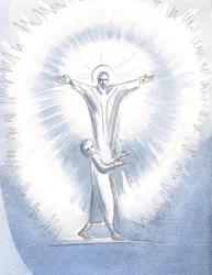 Cuando un alma está vacía de todos los deseos vanos, Cristo la llena con su luz, en la Sagrada Comunión; y mientras Cristo alaba a su Padre, en el Espíritu, Dios alaba a Dios, en Dios, en dicha y resplandor