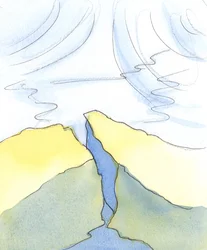 Cuando alguien es iluminado repentinamente por Dios, es como si ocurriera un terremoto submarino