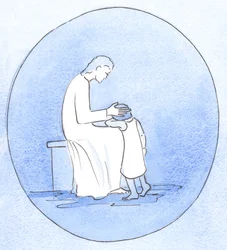 Cuando nos arrepentimos de nuestros pecados, Jesucristo nos mira con ternura, como cuando una madre abraza a su hijo