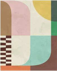 Bloques geométricos abstractos