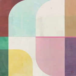 Arcos geométricos de colores