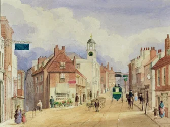 Calle High de Croydon, c.1850-55