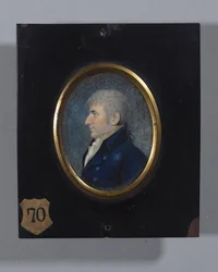 Retrato de perfil de un hombre desconocido