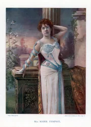 Dame Marie Tempest, cantante y actriz inglesa, 1901