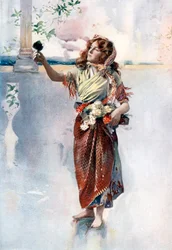 Ellaline Terriss en Bluebell en Fairyland, c1902