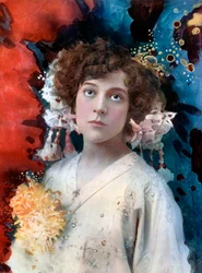Florence Collingbourne en San Toy, c1902