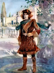 Henry Brodribb Irving en Como gustéis, c1902