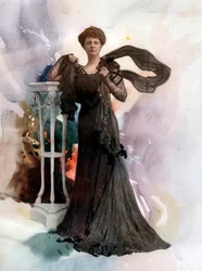 Kate Sergeantson, actriz, c1902