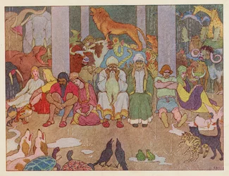 Arca de Noé: Nostalgia (litografía en color)