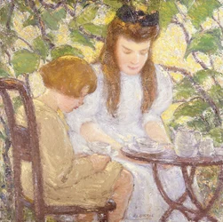 Té en la glorieta