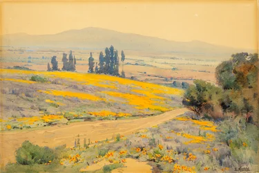 Paisaje de primavera en California, ca. 1920