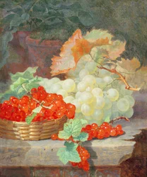 Grosellas y uvas, 1864