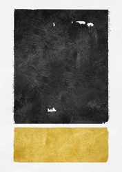 Abstracto negro y dorado