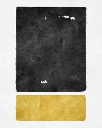 Abstracto negro y dorado