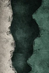 Flujo abstracto en verde intenso