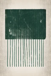Abstracto vertical en verde bosque