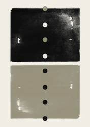 Círculos geométricos en negro y gris