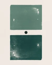 Geometría abstracta en verde