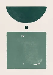 Formas verdes minimalistas