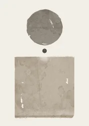 Formas minimalistas en gris