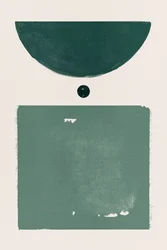 Formas verdes minimalistas