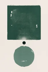 Formas verdes minimalistas